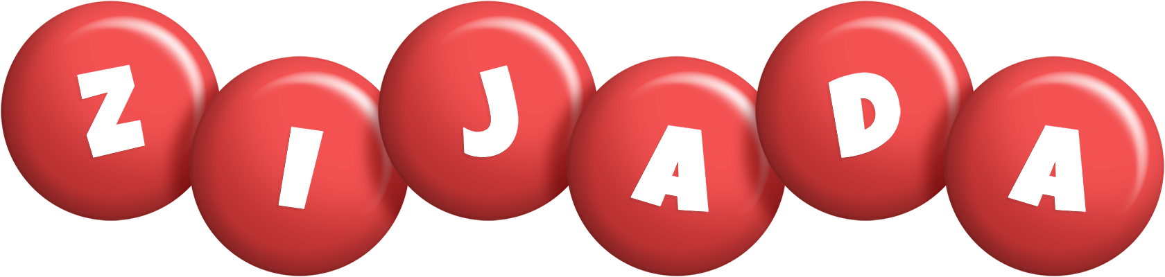 Zijada candy-red logo
