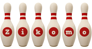 Zikomo bowling-pin logo