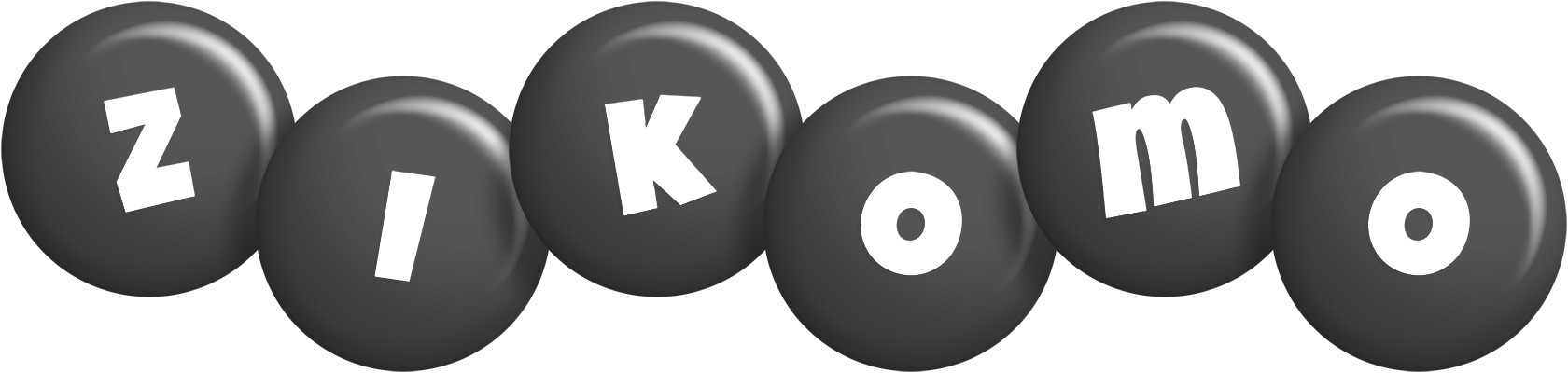 Zikomo candy-black logo