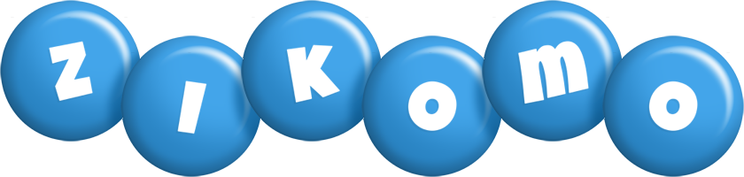 Zikomo candy-blue logo