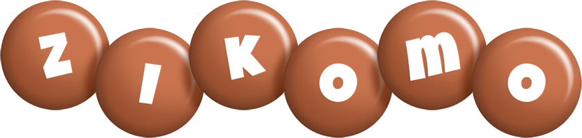 Zikomo candy-brown logo