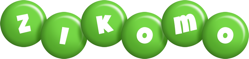 Zikomo candy-green logo