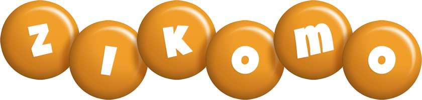 Zikomo candy-orange logo