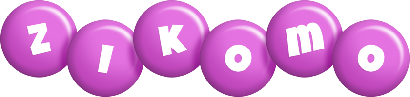 Zikomo candy-purple logo