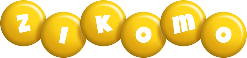 Zikomo candy-yellow logo