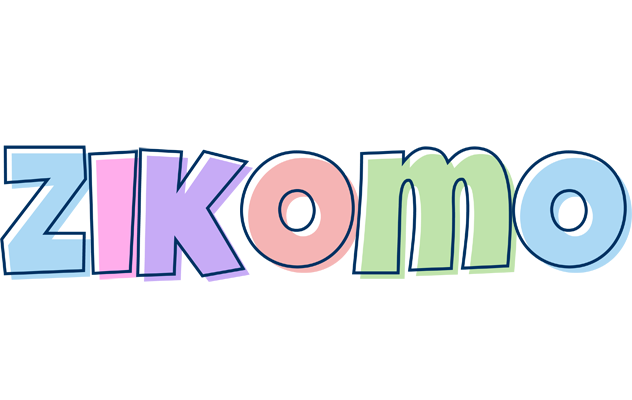 Zikomo pastel logo