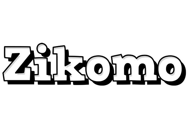 Zikomo snowing logo