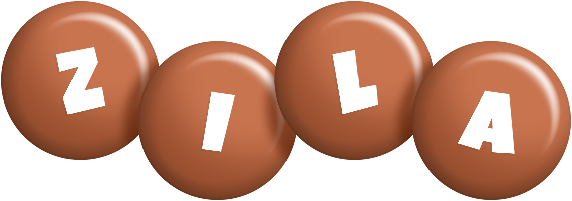 Zila candy-brown logo