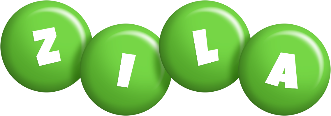 Zila candy-green logo