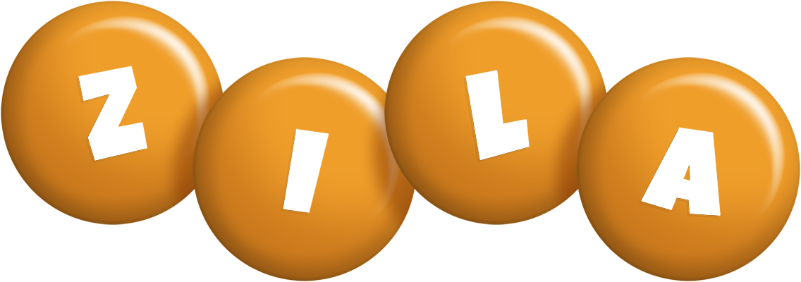 Zila candy-orange logo