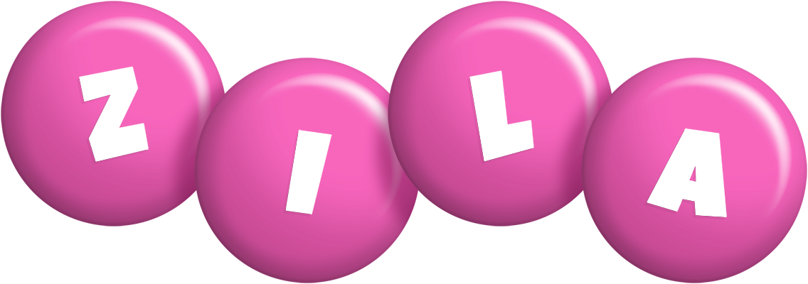 Zila candy-pink logo