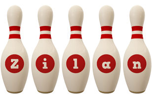 Zilan bowling-pin logo