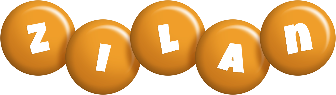 Zilan candy-orange logo