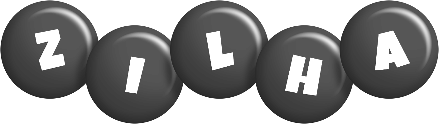 Zilha candy-black logo