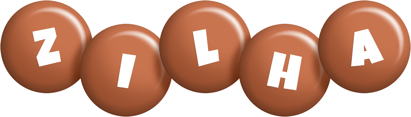 Zilha candy-brown logo