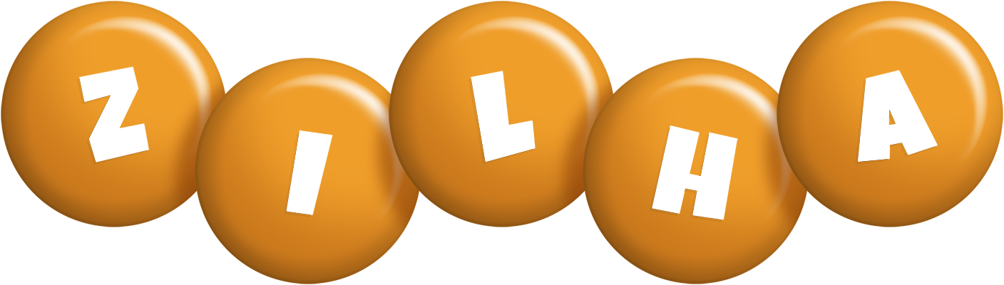 Zilha candy-orange logo