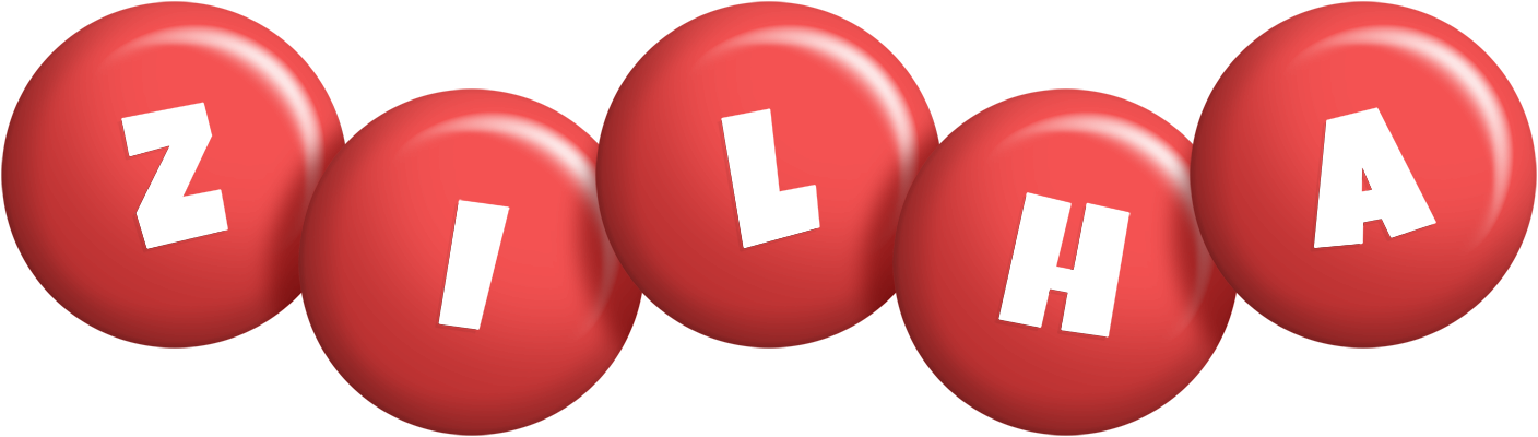 Zilha candy-red logo