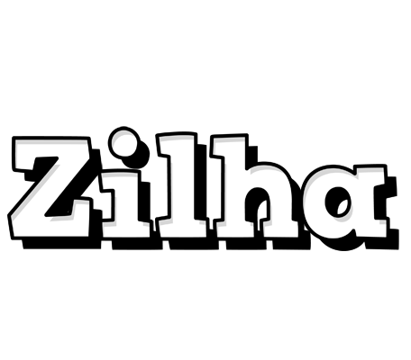 Zilha snowing logo