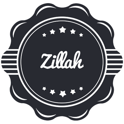 Zillah badge logo