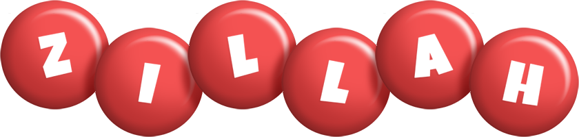 Zillah candy-red logo
