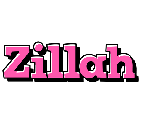 Zillah girlish logo