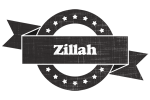 Zillah grunge logo