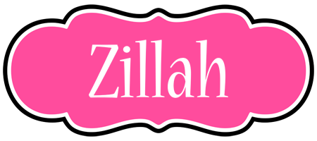 Zillah invitation logo