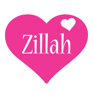 Zillah love-heart logo