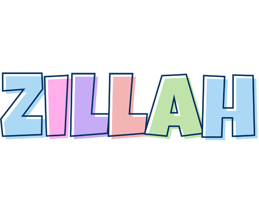 Zillah pastel logo
