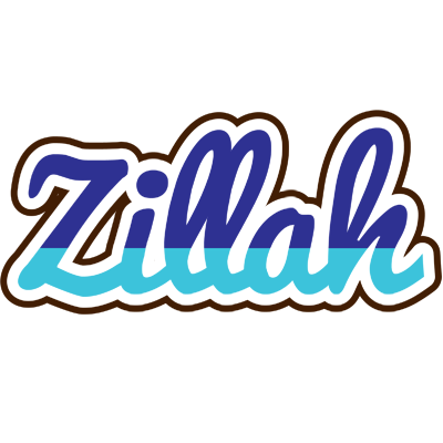 Zillah raining logo