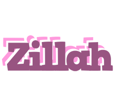 Zillah relaxing logo