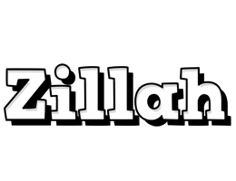 Zillah snowing logo