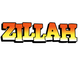 Zillah sunset logo