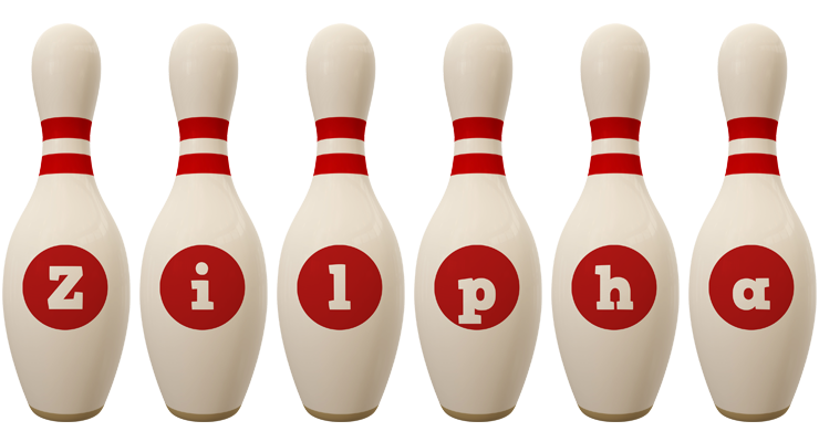 Zilpha bowling-pin logo