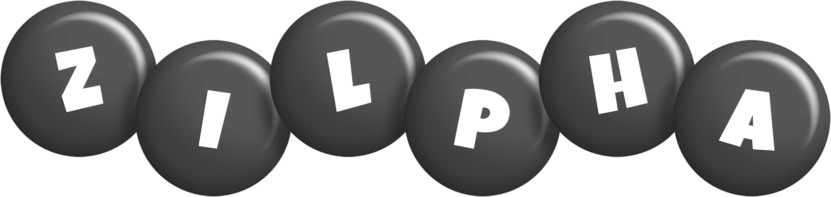 Zilpha candy-black logo
