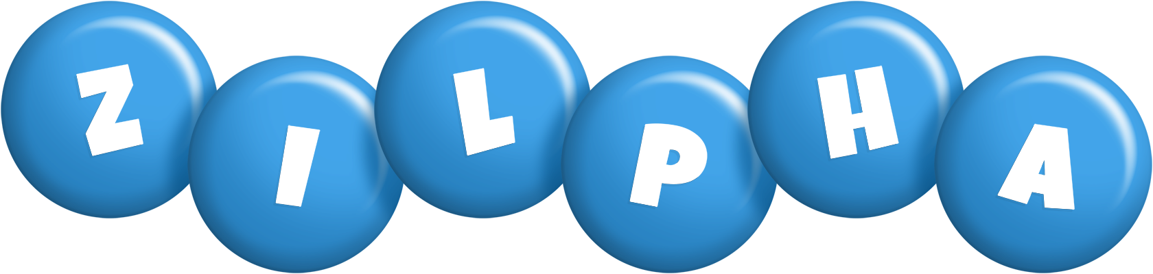 Zilpha candy-blue logo