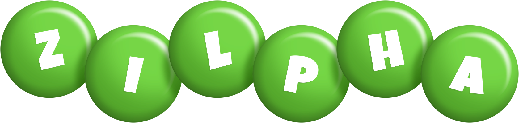 Zilpha candy-green logo