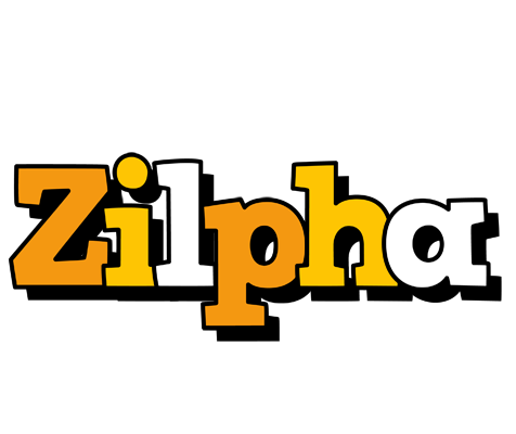 Zilpha cartoon logo