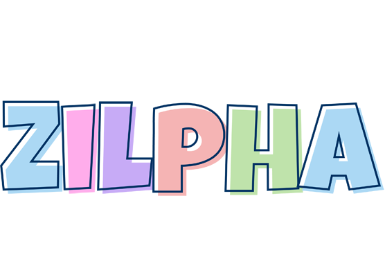 Zilpha pastel logo