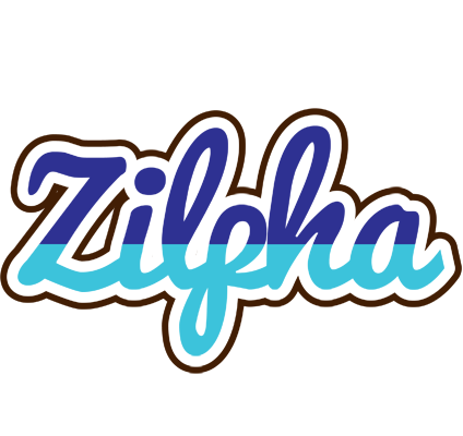Zilpha raining logo