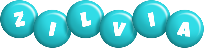 Zilvia candy-azur logo