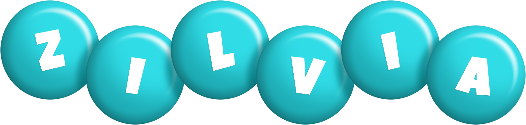 Zilvia candy-azur logo