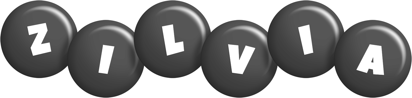 Zilvia candy-black logo