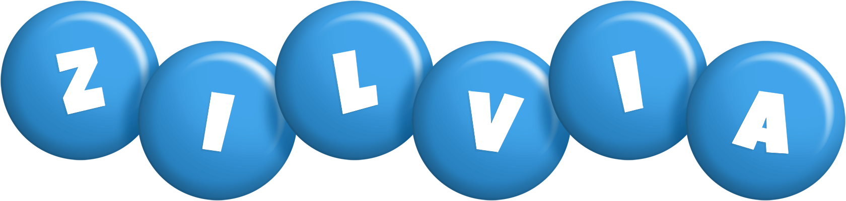 Zilvia candy-blue logo
