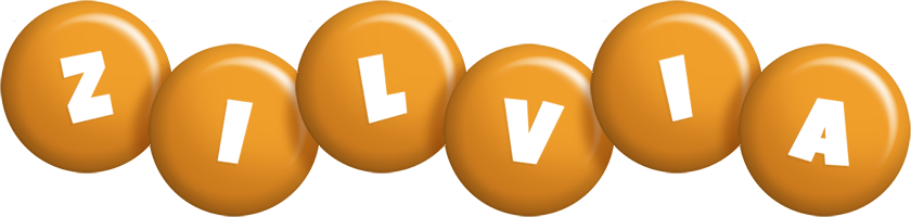 Zilvia candy-orange logo