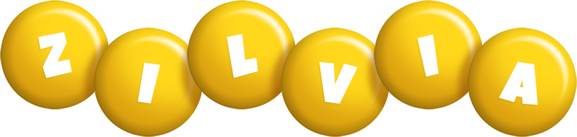 Zilvia candy-yellow logo