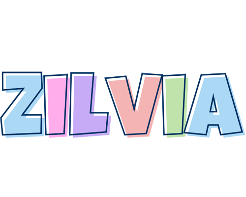 Zilvia pastel logo