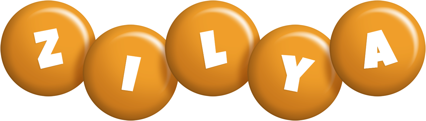 Zilya candy-orange logo
