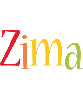 Zima birthday logo