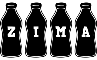 Zima bottle logo